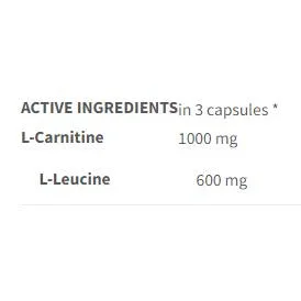 L-Carnitine Pro | with Leucine / 120 капсули, 40 дози - Trec Nutrition