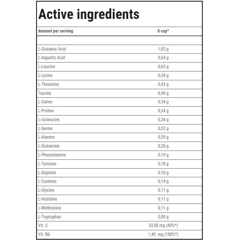 Amino Max 6800 / 160 капсули, 20 дози - Trec Nutrition
