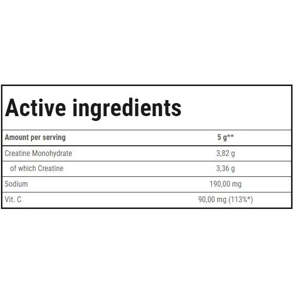 Creatine 100% | Creatine Monohydrate Powder / 600 грама, 120 дози - Trec Nutrition