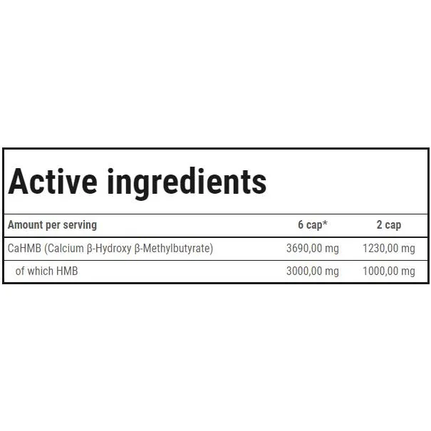 HMB Formula Caps / 120 капсули, 60 дози - Trec Nutrition