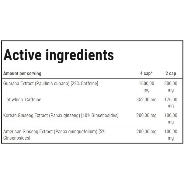 Herbal Energy / 120 капсули, 60 дози - Trec Nutrition
