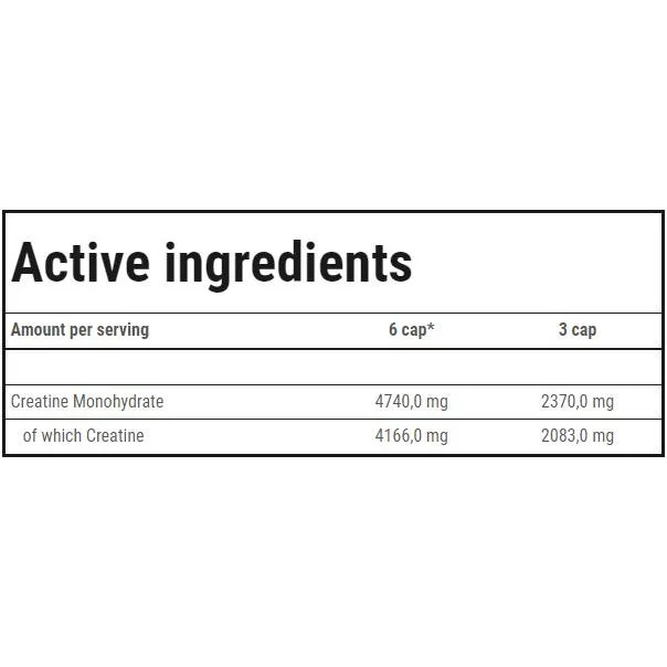 Creatine Micronized 200 Mesh | High Quality Creatine Monohydrate Caps / 400 капсули, 66 дози - Trec Nutrition