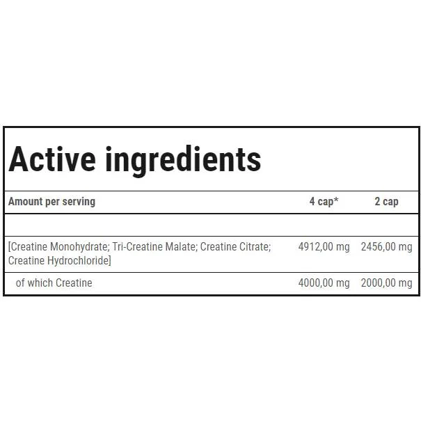 Crea Xtreme | Creatine Matrix / 120 капсули, 30 дози - Trec Nutrition