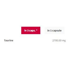 Taurine 900 | Endurance / 90 капсули, 30 дози - Trec Nutrition
