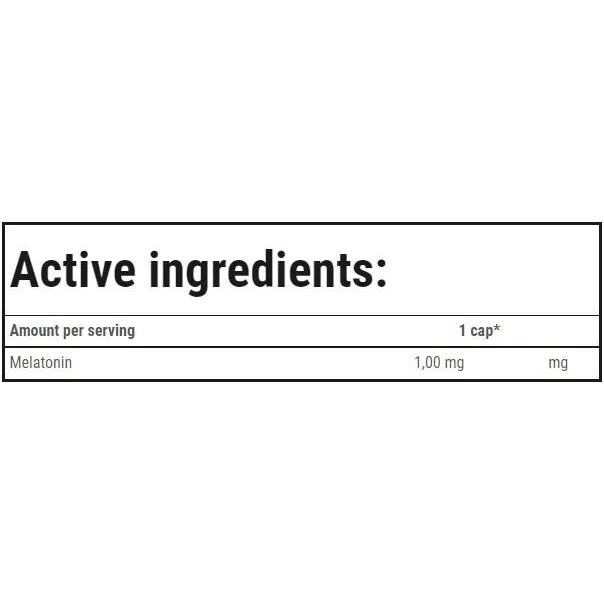 Melatonin 1 mg / 90 капсули, 90 дози - Trec Nutrition