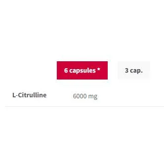 Citrulline Max 1000 mg / 120 капсули, 20 дози - Trec Nutrition