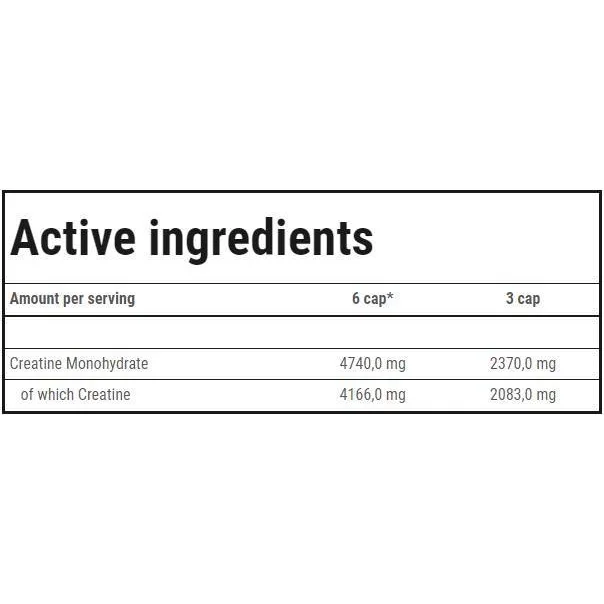 Creatine Micronized 200 Mesh | High Quality Creatine Monohydrate Caps / 120 капсули, 20 дози - Trec Nutrition