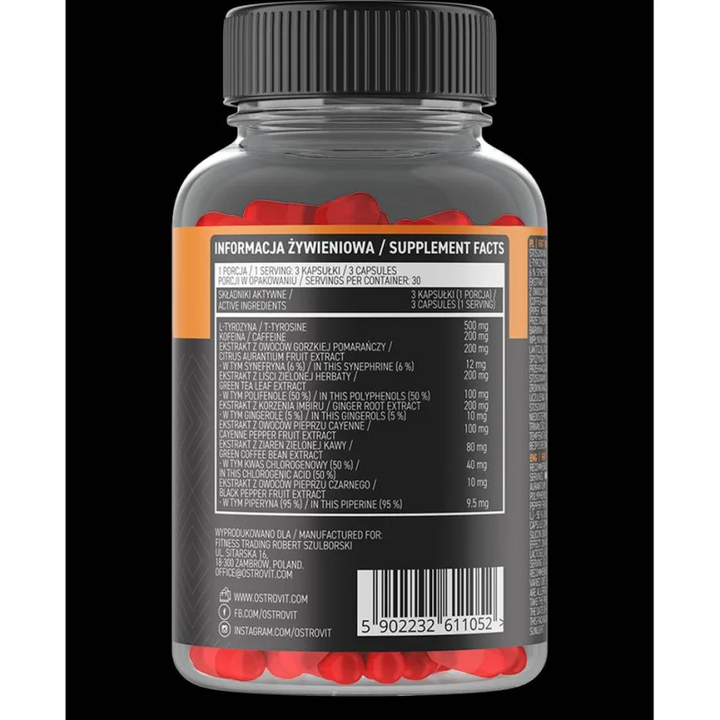 Fat Burner / 90 капсули, 30 дози - OstroVit