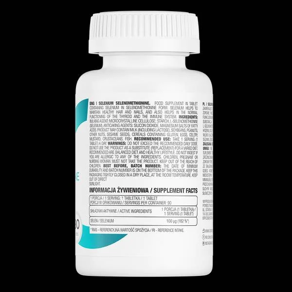 Selenium 100 mcg / 90 Таблетки, 90 дози - OstroVit