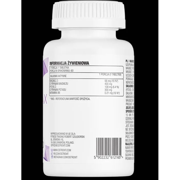 Magnez MAX / Anticramp / 60 Таблетки, 60 дози - OstroVit