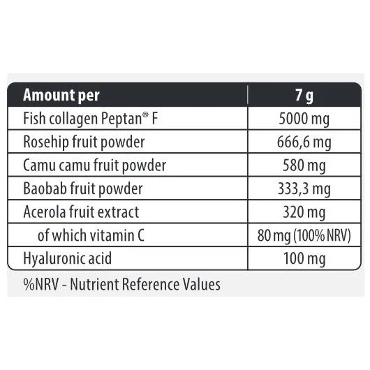 Beauty Marine Collagen / with Superfoods and Hyaluronic Acid (30 дози) / 210 грама - FA Nutrition