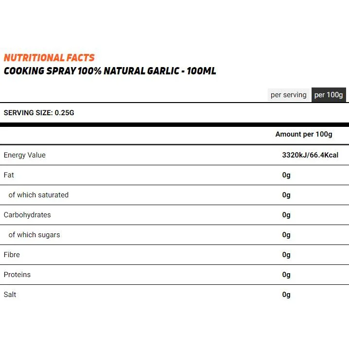 Garlic / Cooking Spray / 250 мл - Best Joy
