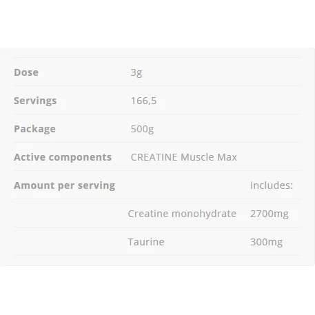 Creatine Muscle Max - Креатин, Разфасовка 1.000kg - Allnutrition