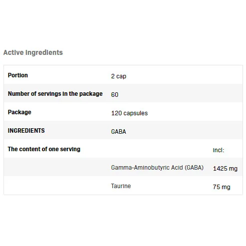 GABA - ГАБА - Allnutrition