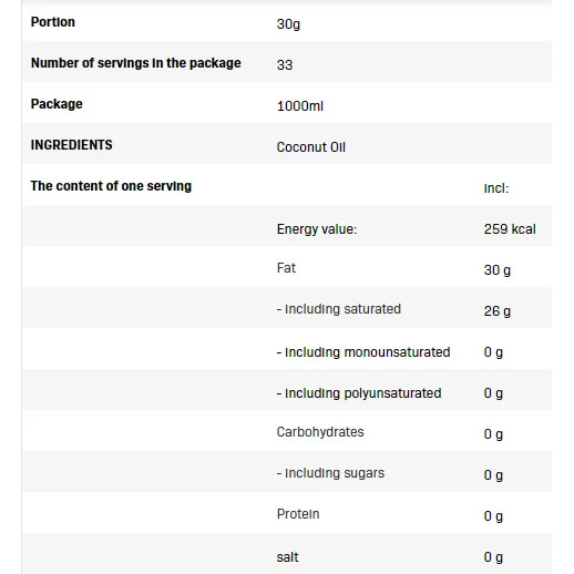 Coconut Oil Unrefined - Кокосово Масло, Разфасовка 500ml - Allnutrition