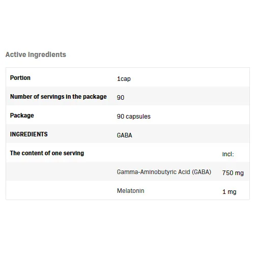 GABA + Melatonin - ГАБА + Мелатонин - Allnutrition