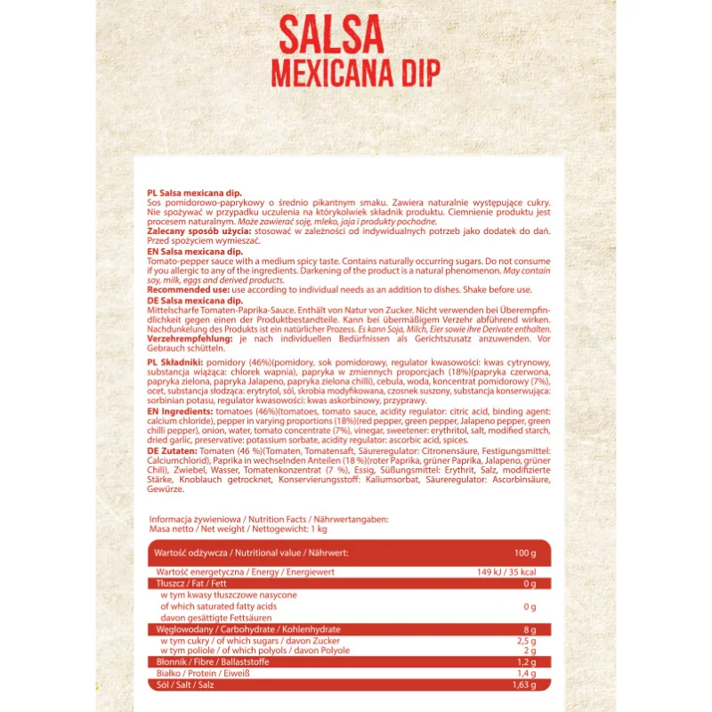 Salsa Mexicana Dip - Allnutrition