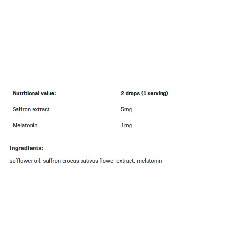 Melatonin Forte Drops - Мелатонин, Разфасовка 30ml - Allnutrition