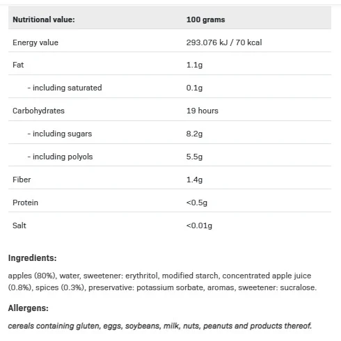 FruLove - Winter Apple - Конфитю? - Allnutrition