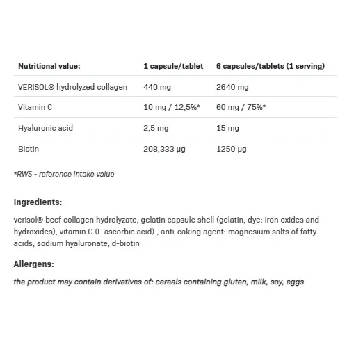 AllDeynn Collarose Caps - Колаген, Разфасовка 180 caps - Allnutrition