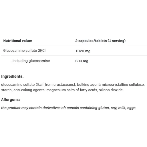 Glucosamine 1200 - Глюкозамин - SFD
