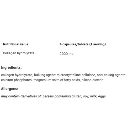 Collagen - Колаген, Разфасовка 500 tabs - SFD