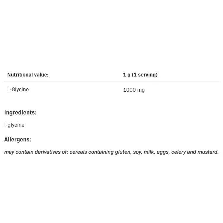 Glycine - Глицин, Разфасовка 200g - SFD