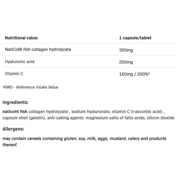 Hyaluronic Acid Forte - Хиалуронова Киселина - Allnutrition