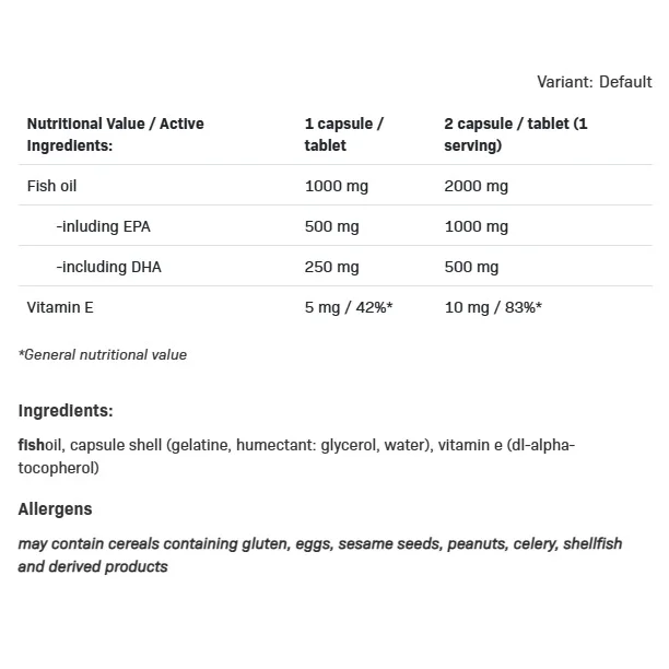 Omega-3 Ultra Strong - Омега-3 - Allnutrition