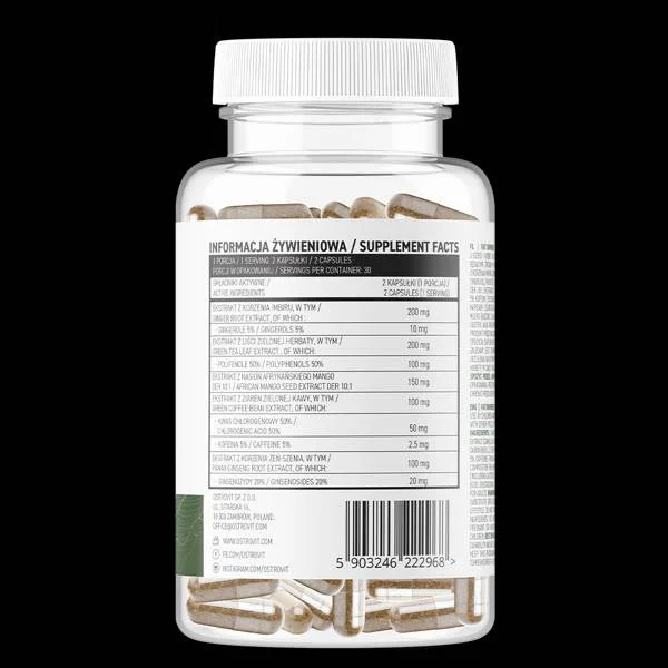 Fat Burner / Vege / 60 капсули, 30 дози - OstroVit