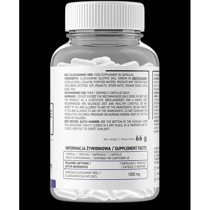 Glucosamine Sulfate 1000 / 60 капсули, 60 дози - OstroVit