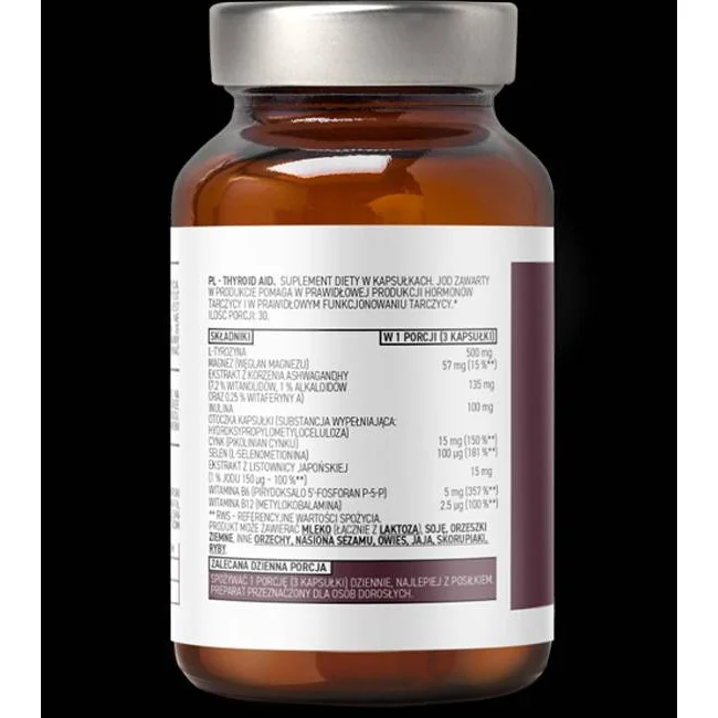 Thyroid Aid / 90 капсули, 30 дози - OstroVit