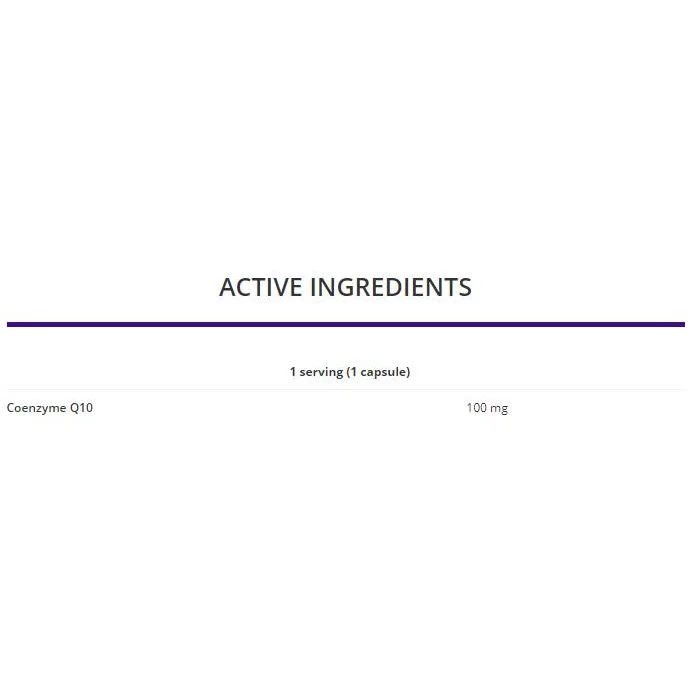 Elite Q10 100 mg | CoQ10 / 30 Гел капсули, 30 дози - OstroVit