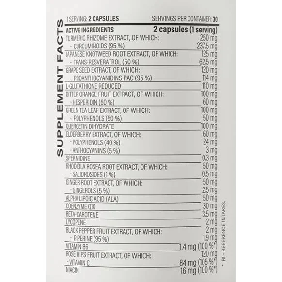 17 Antioxidants / 60 капсули, 30 дози - OstroVit