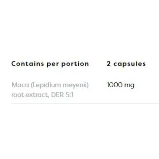 Maca 1000 mg / 120 капсули, 60 дози - Osavi
