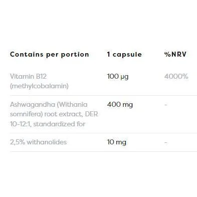 Ashwagandha Extra 400 mg / 120 капсули, 120 дози - Osavi