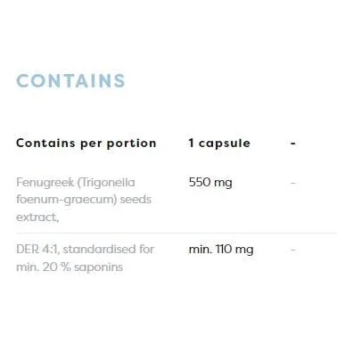 Fenugreek 550 mg / 60 капсули - Osavi
