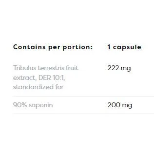 Tribulus Terrestris 90% | 200 mg Saponins / 120 капсули, 120 дози - Osavi