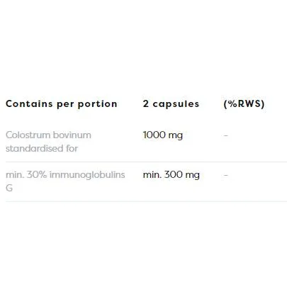 Colostrum 1000 mg / 60 капсули, 30 дози - Osavi