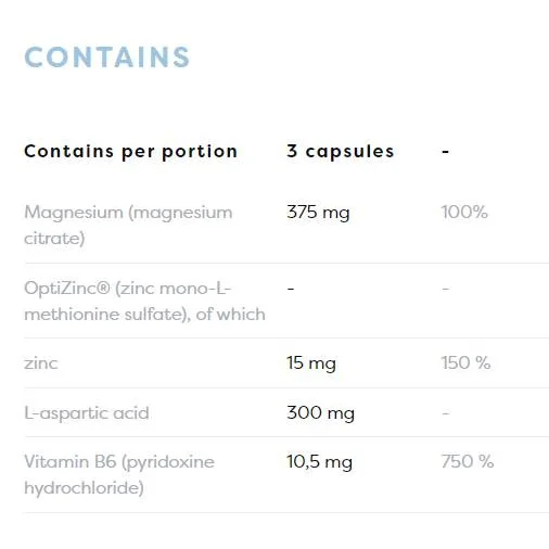 Magnesium Balance & Relax / 90 капсули, 30 дози - Osavi