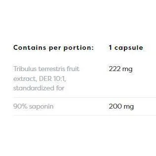 Tribulus Terrestris 90% | 200 mg Saponins / 180 капсули, 180 дози - Osavi