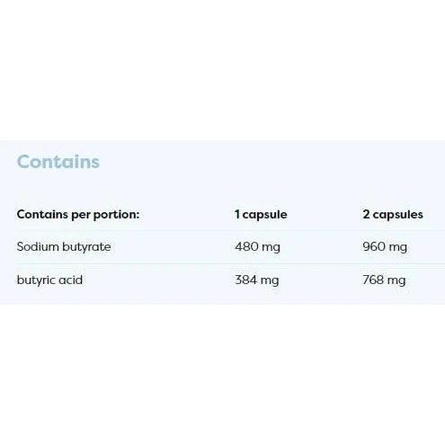 Sodium Butyrate SR 960 mg | Sustained Release / 60 капсули, 30 дози - Osavi
