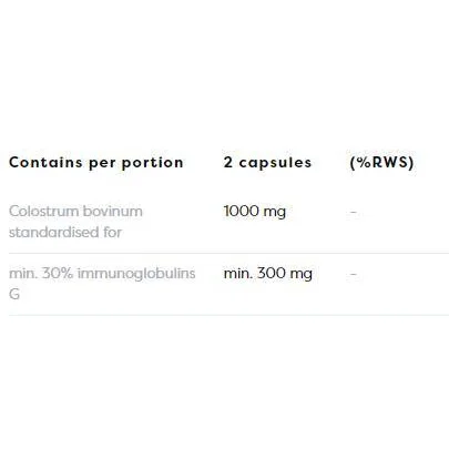 Colostrum 1000 mg (90 дози) / 180 капсули - Osavi