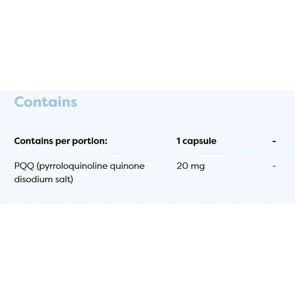 PQQ 20 mg / 60 капсули, 60 дози - Osavi