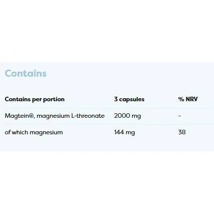 Magtein Magnesium L-Threonate 48 mg (60 дози) / 180 капсули - Osavi
