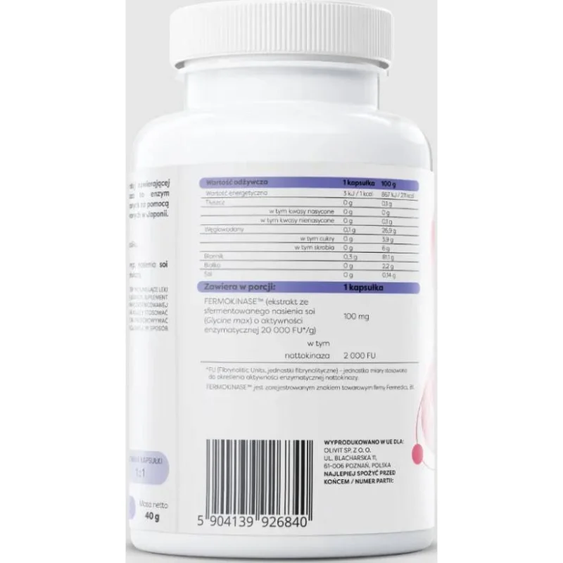 Nattokinase 100 mg (60 дози) / 60 капсули - Osavi
