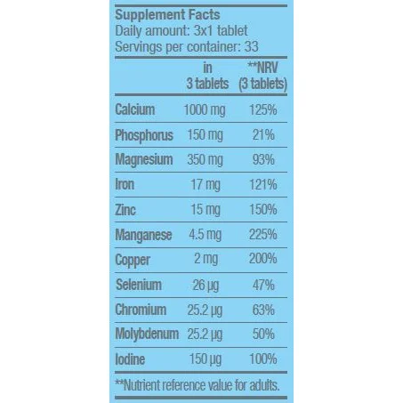 Multi Mineral Complex 100 Tabs. - BioTech USA