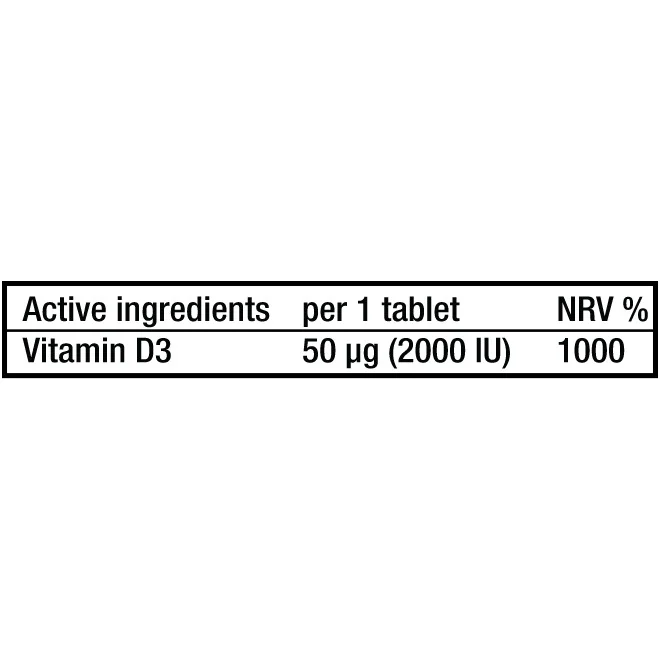 Vitamin D3 / 60 Tabs. - BioTech USA