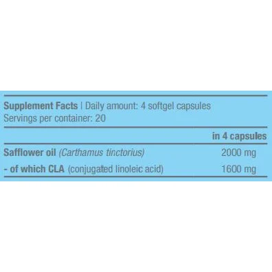 CLA 400 mg. / 80 Caps. - BioTech USA