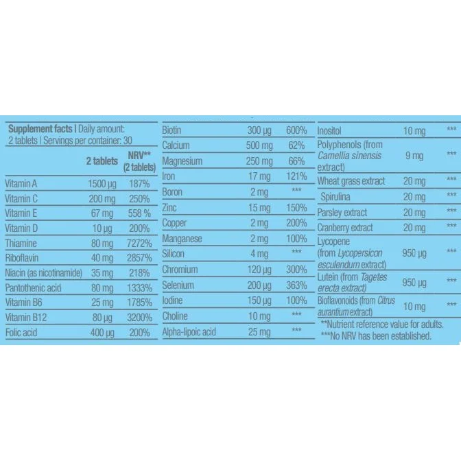 Multivitamin for Women / 60tabs. - BioTech USA